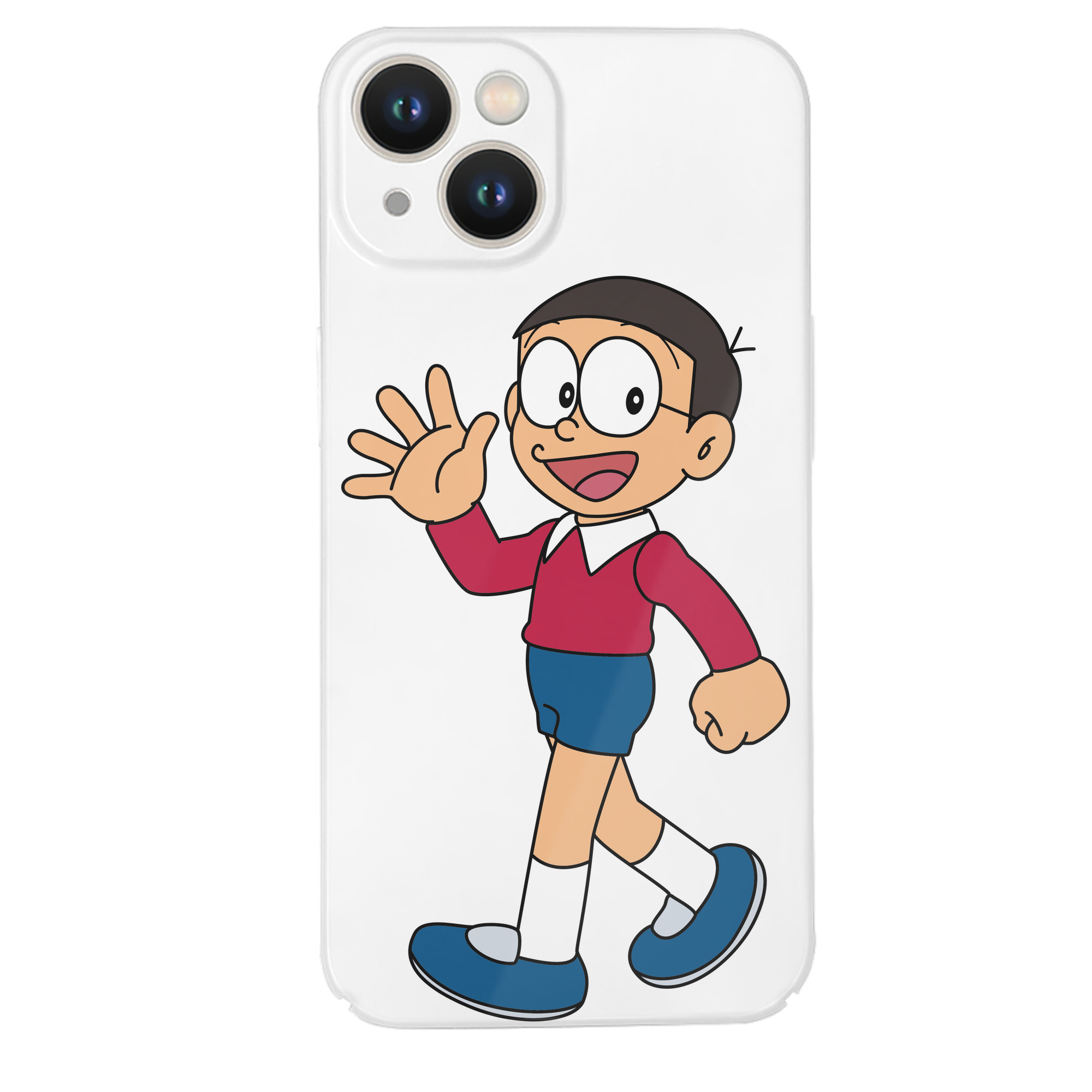 （画像用） ドラえもん 野比 のび太 Doraemon Nobita Nobi 【iPhone 14シリーズ対応】ハードケース